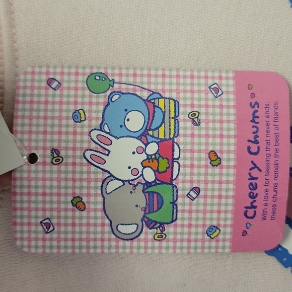 Sanrio Cheery Chums Rabbit sweatshirt Pink M - Picture 6 of 8